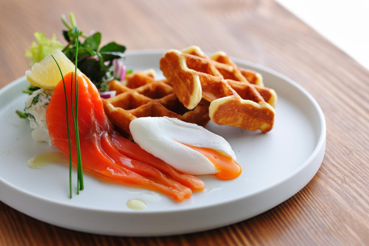 Omo7 Asahikawa By Hoshino Resorts Экстерьер фото Salmon and potato waffles